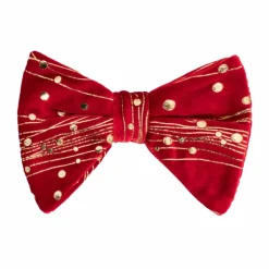 New Edition Fashion Barnaby Long Velvet Bow Tie> Ties