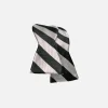 New Edition Fashion Brevard Wide Striped Self Tie Bow> Ties