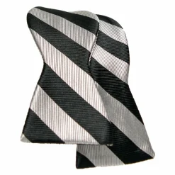 New Edition Fashion Brevard Wide Striped Self Tie Bow> Ties