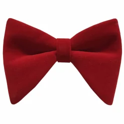 New Edition Fashion Bryant Long Velvet Bow Tie> Ties