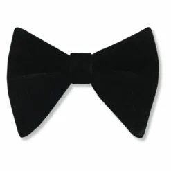 New Edition Fashion Bryant Long Velvet Bow Tie> Bow Ties