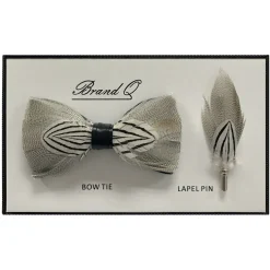 New Edition Fashion Burlin Feather Bow Tie> Bow Ties