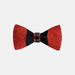 New Edition Fashion Burlin Velvet Glit Bow Tie> Bow Ties