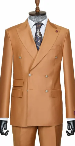 New Edition Fashion Capone Double Breasted Suit> Suits