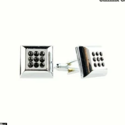 New Edition Fashion Corture Square Crystal Cuff Links><noscript><img width=