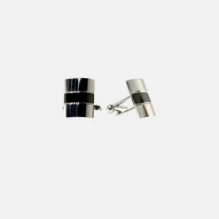 New Edition Fashion Court Rectangle Two Tone Cuff Links> Cufflinks