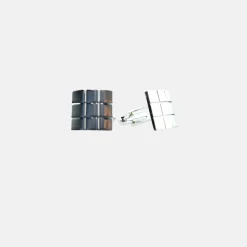 New Edition Fashion Coy Square Polished Cuff Links> Cufflinks