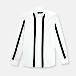 New Edition Fashion Daffin Banded Collar Shirt> Dress Shirts