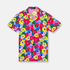 New Edition Fashion Dakar Tropical Resort Revere Collar Shirt> Button Downs
