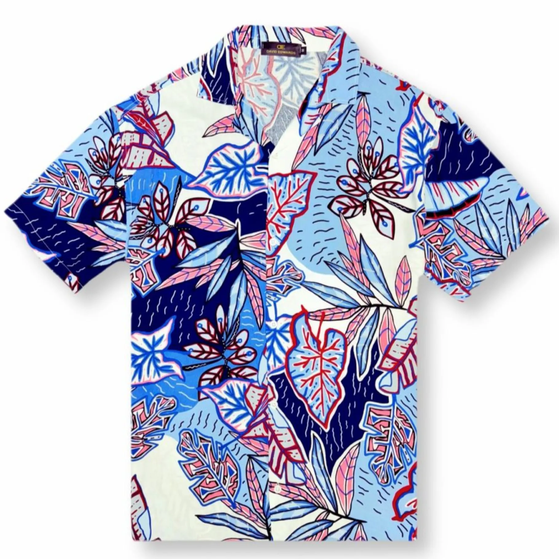 New Edition Fashion Dales Tropical Resort Revere Collar Shirt> Button Downs