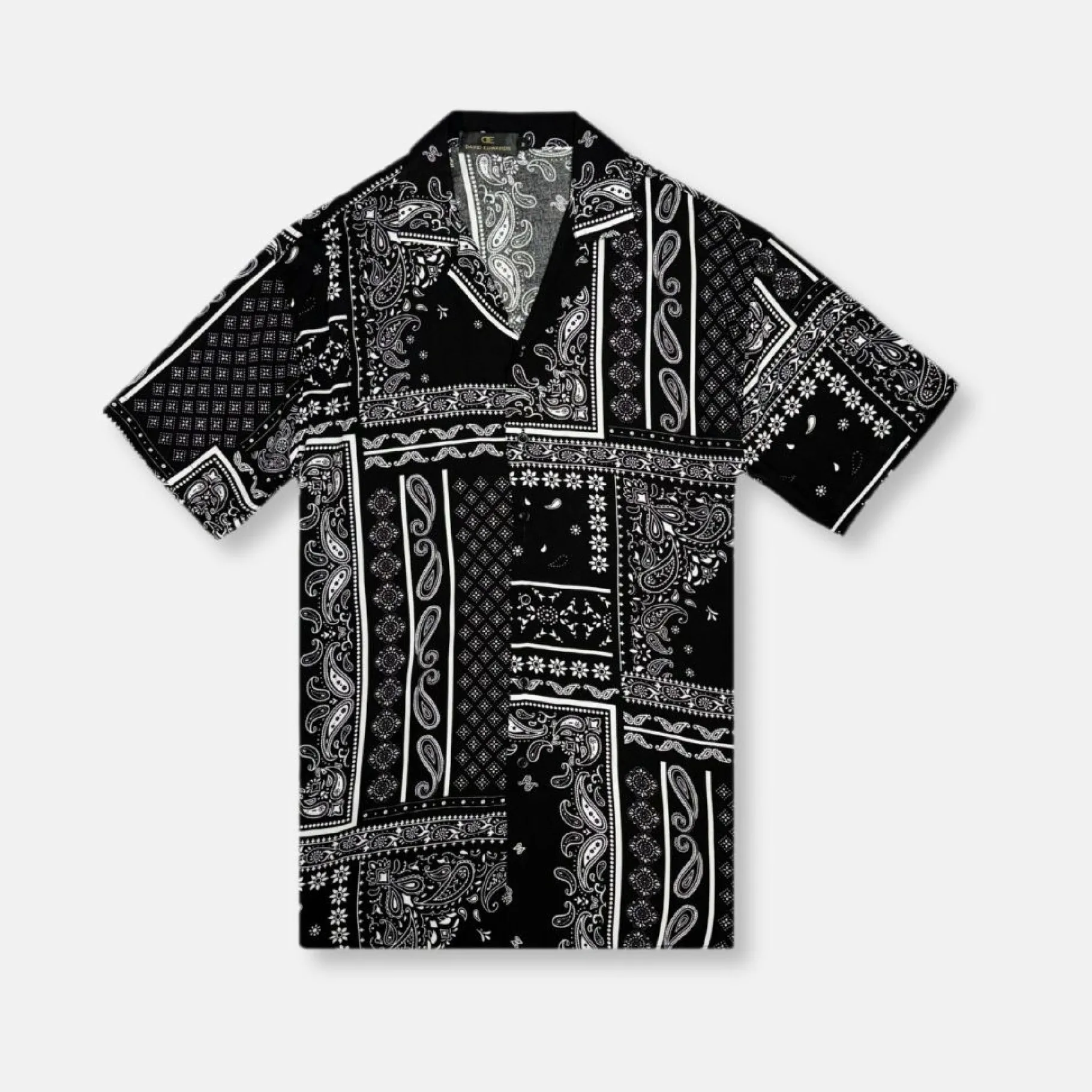 New Edition Fashion Damer Bandana Revere Collar Shirt> Button Downs