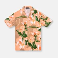 New Edition Fashion Danforth Tropical Resort Revere Collar Shirt> Button Downs