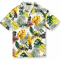 New Edition Fashion Danon Tropical Resort Revere Collar Shirt> Button Downs