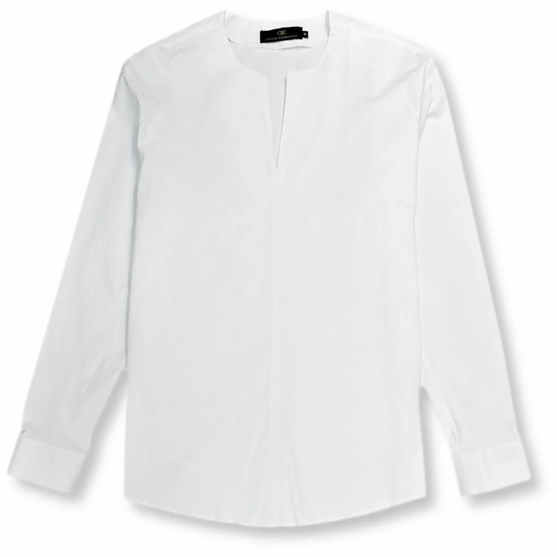 New Edition Fashion Danton Slit Collarless Shirt> Dress Shirts