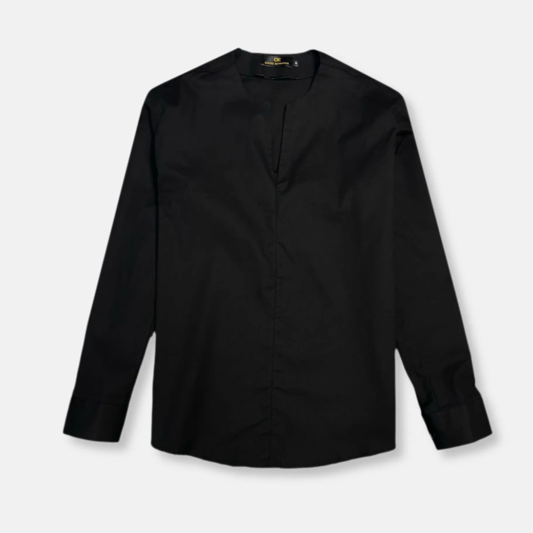 New Edition Fashion Danton Slit Collarless Shirt> Dress Shirts