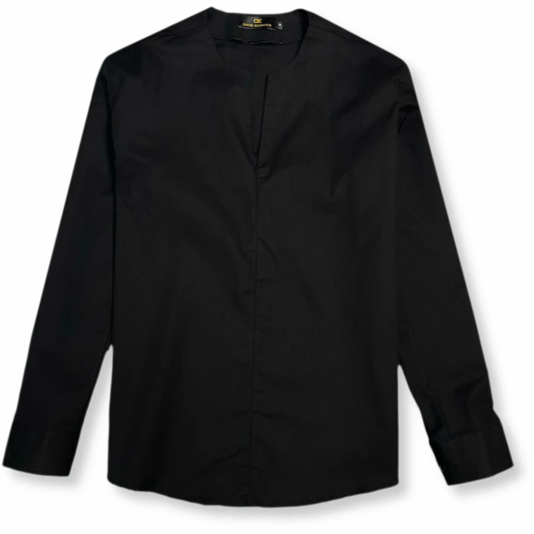 New Edition Fashion Danton Slit Collarless Shirt> Dress Shirts