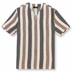New Edition Fashion D'Antoni Slit Collar T-Shirt> T-shirts