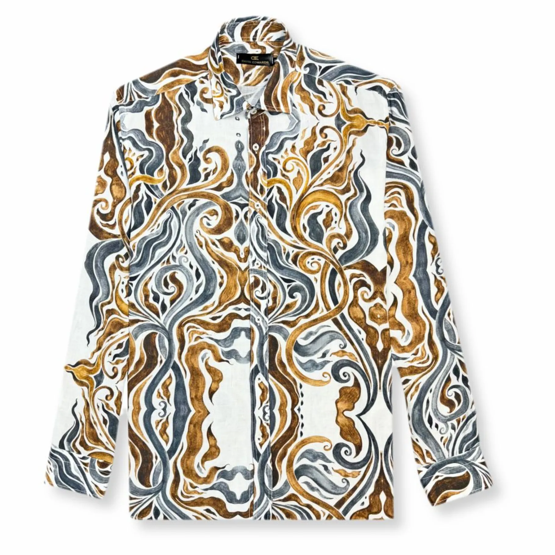 New Edition Fashion Danzer Roll Tab Linen Shirt> Button Downs