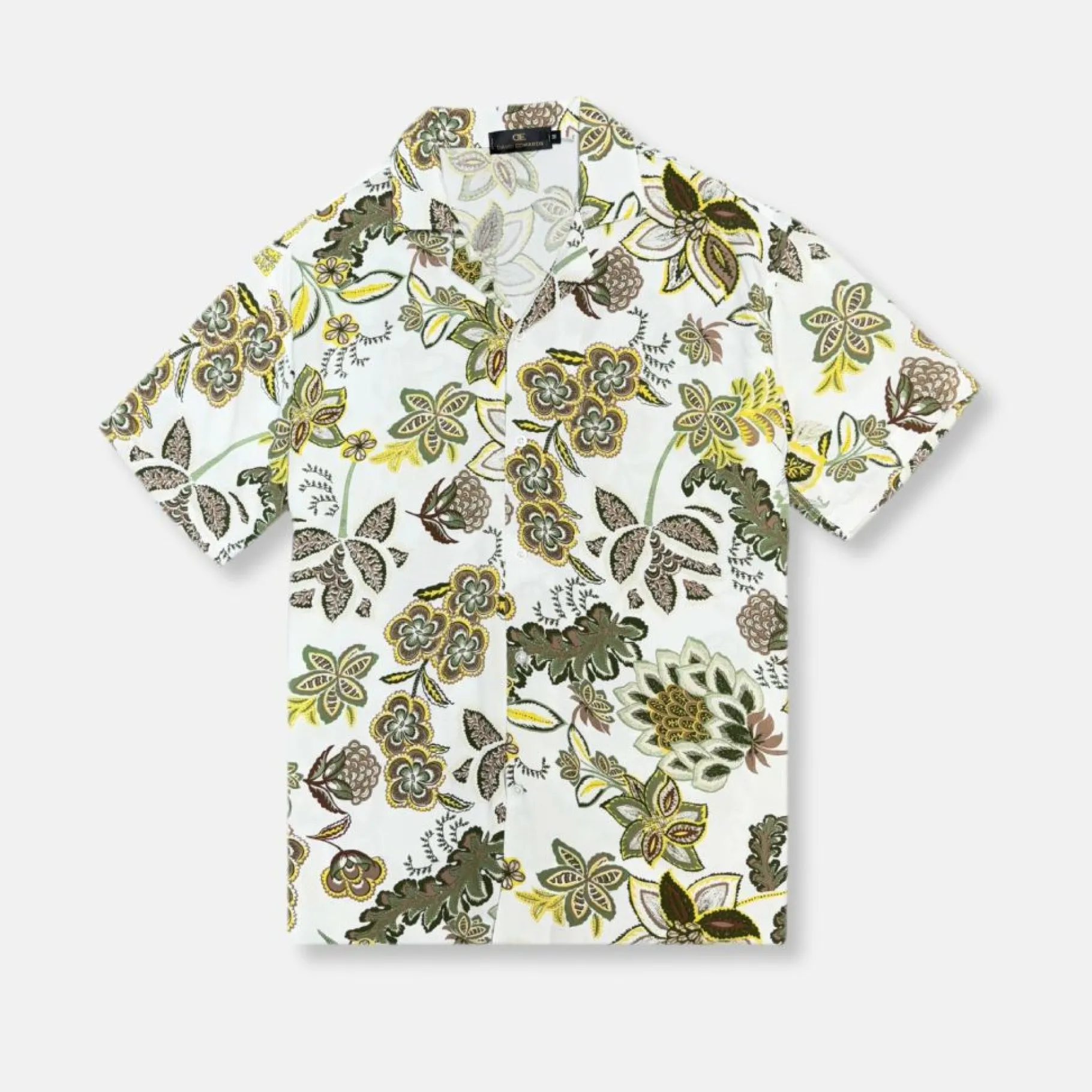 New Edition Fashion Darland Tropical Revere Collar Shirt> Button Downs