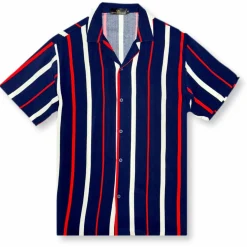 New Edition Fashion Darley Striped Revere Collar Shirt> Button Downs