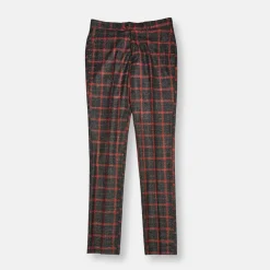 New Edition Fashion Darner Plaid Double Breasted Suit> Suits