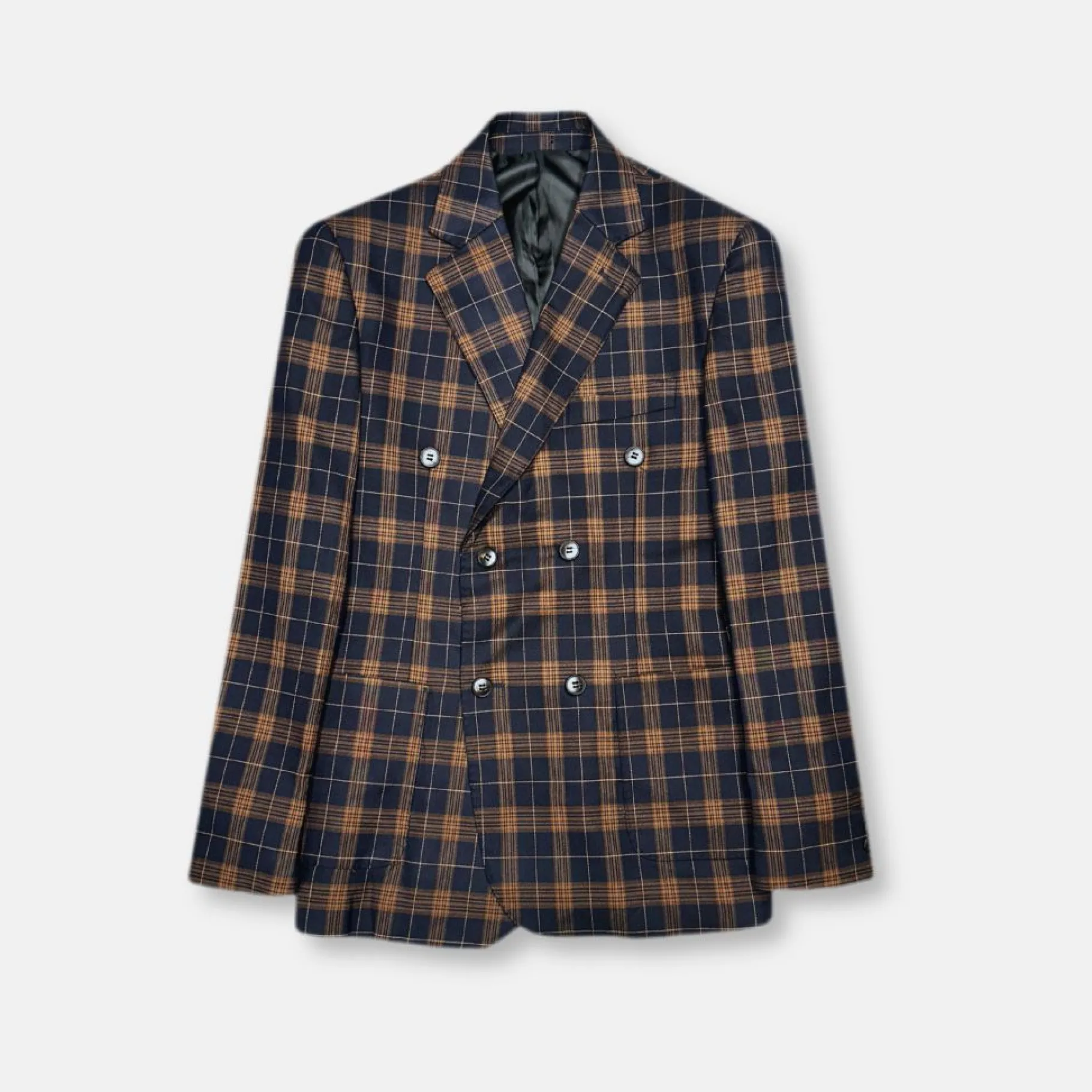 New Edition Fashion Dattoli Plaid Double Breasted Suit> Suits