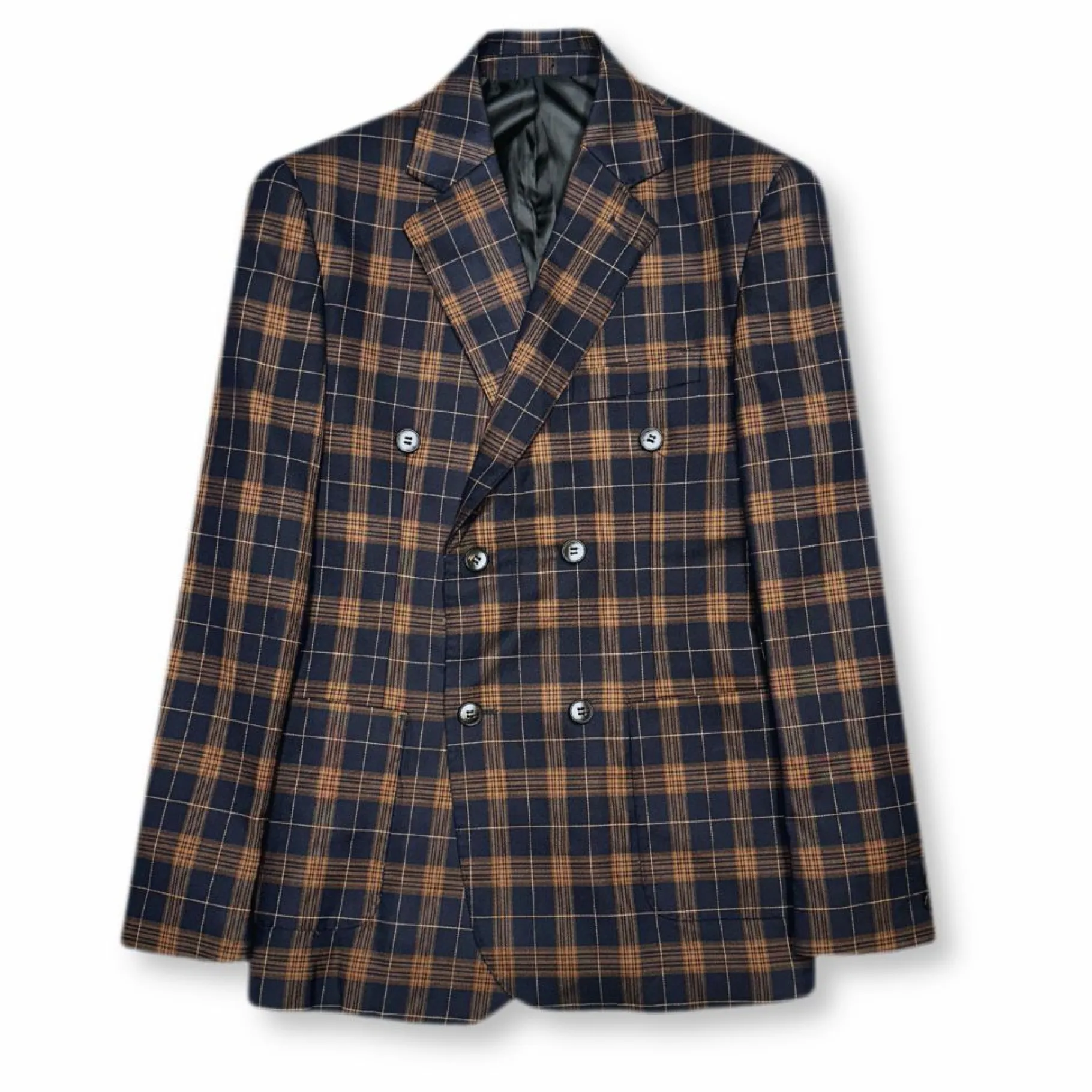 New Edition Fashion Dattoli Plaid Double Breasted Suit> Suits