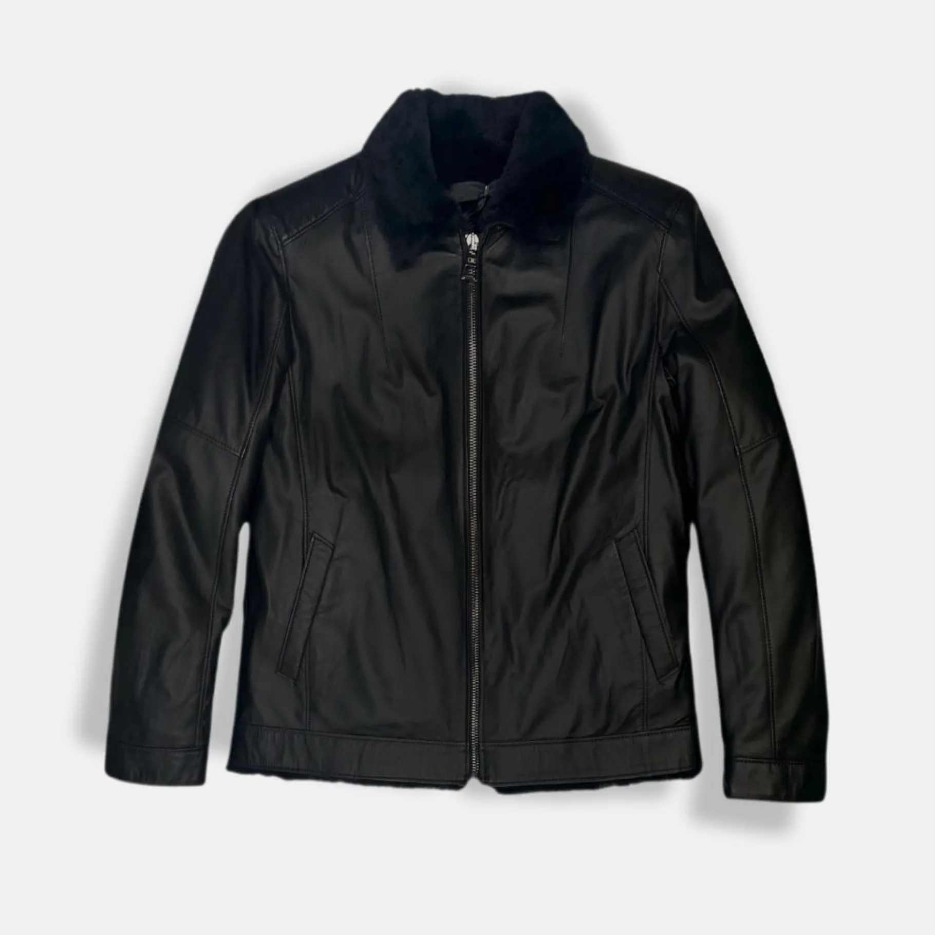 New Edition Fashion Dawson Leather Shearling Flight Jacket> Coats & Outerwear