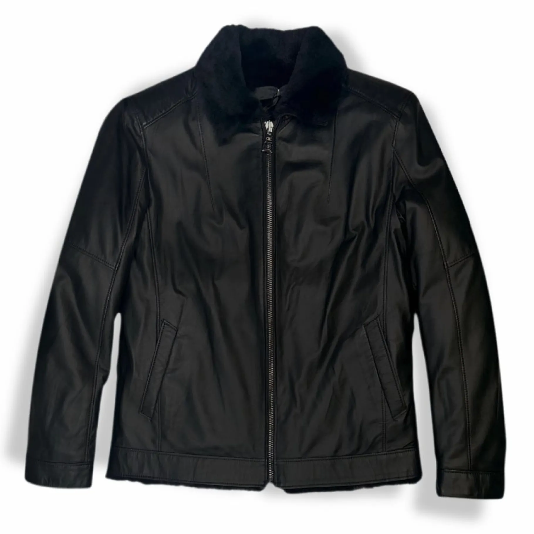 New Edition Fashion Dawson Leather Shearling Flight Jacket> Coats & Outerwear