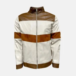 New Edition Fashion Daxton Patchwork Leather Biker Jacket><noscript><img width=