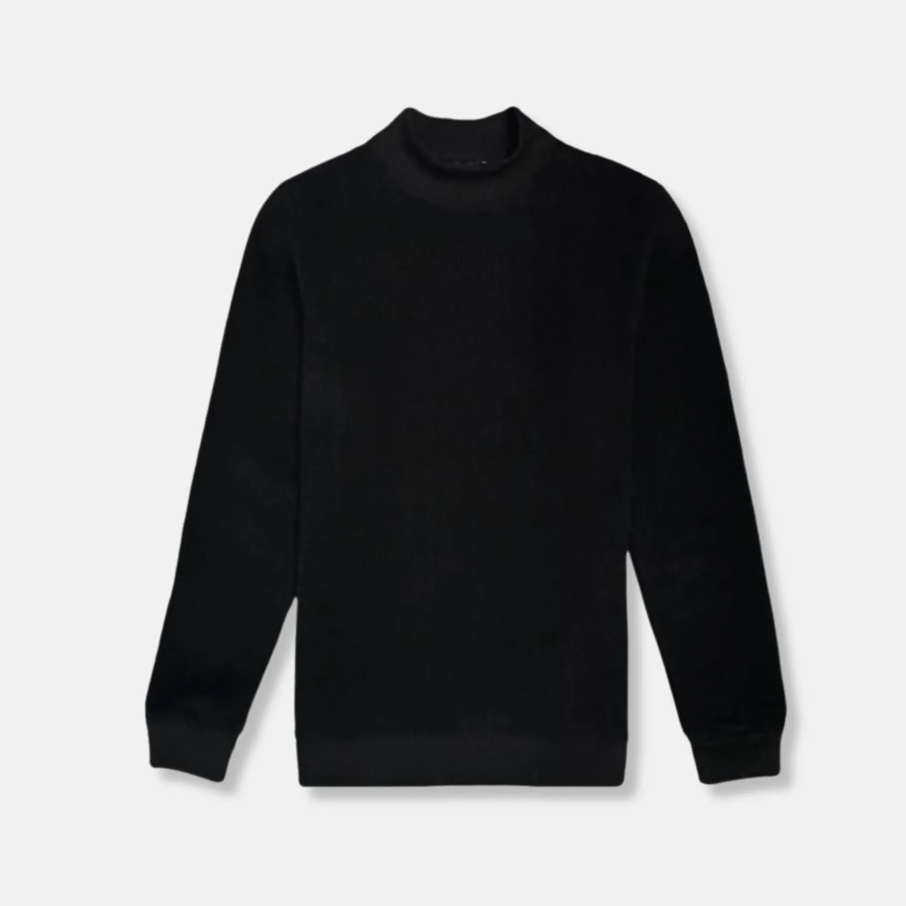 New Edition Fashion Daytona Solid Mockneck Sweatshirt> Sweaters