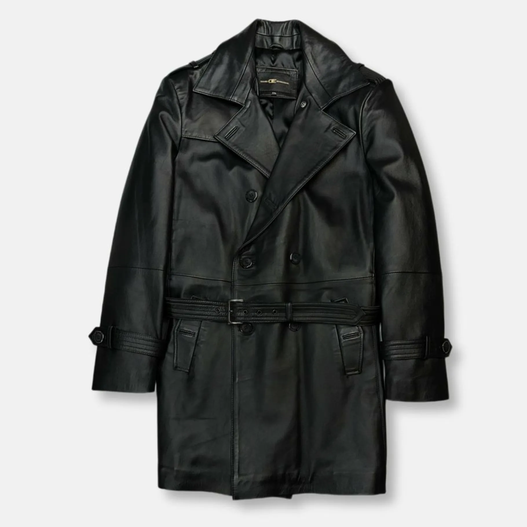 New Edition Fashion DeAngelo Leather Trench Coat> Coats & Outerwear