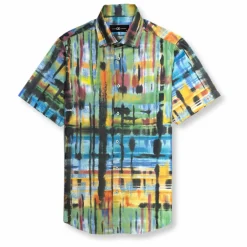 New Edition Fashion Deery Short Sleeve Button Down> Button Downs