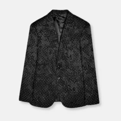 New Edition Fashion Delone Rhinestone Paisley Suit> Suits