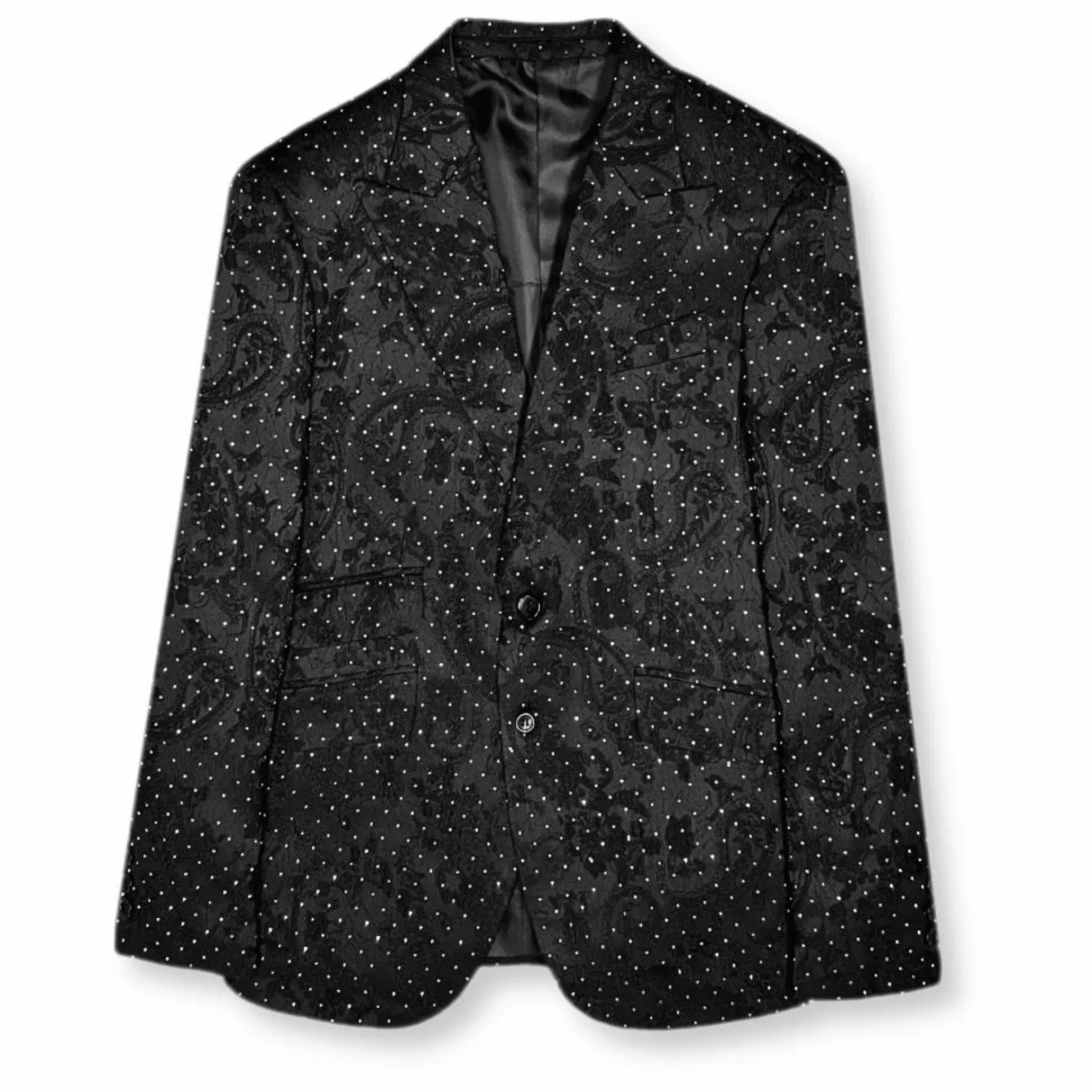 New Edition Fashion Delone Rhinestone Paisley Suit> Suits