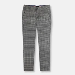 New Edition Fashion Denning Slim Fit Plaid Pants> Dress Pants