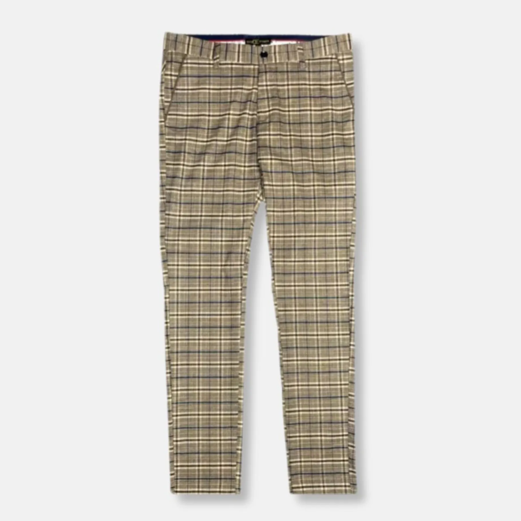 New Edition Fashion Dennis Slim Fit Plaid Pants> Dress Pants