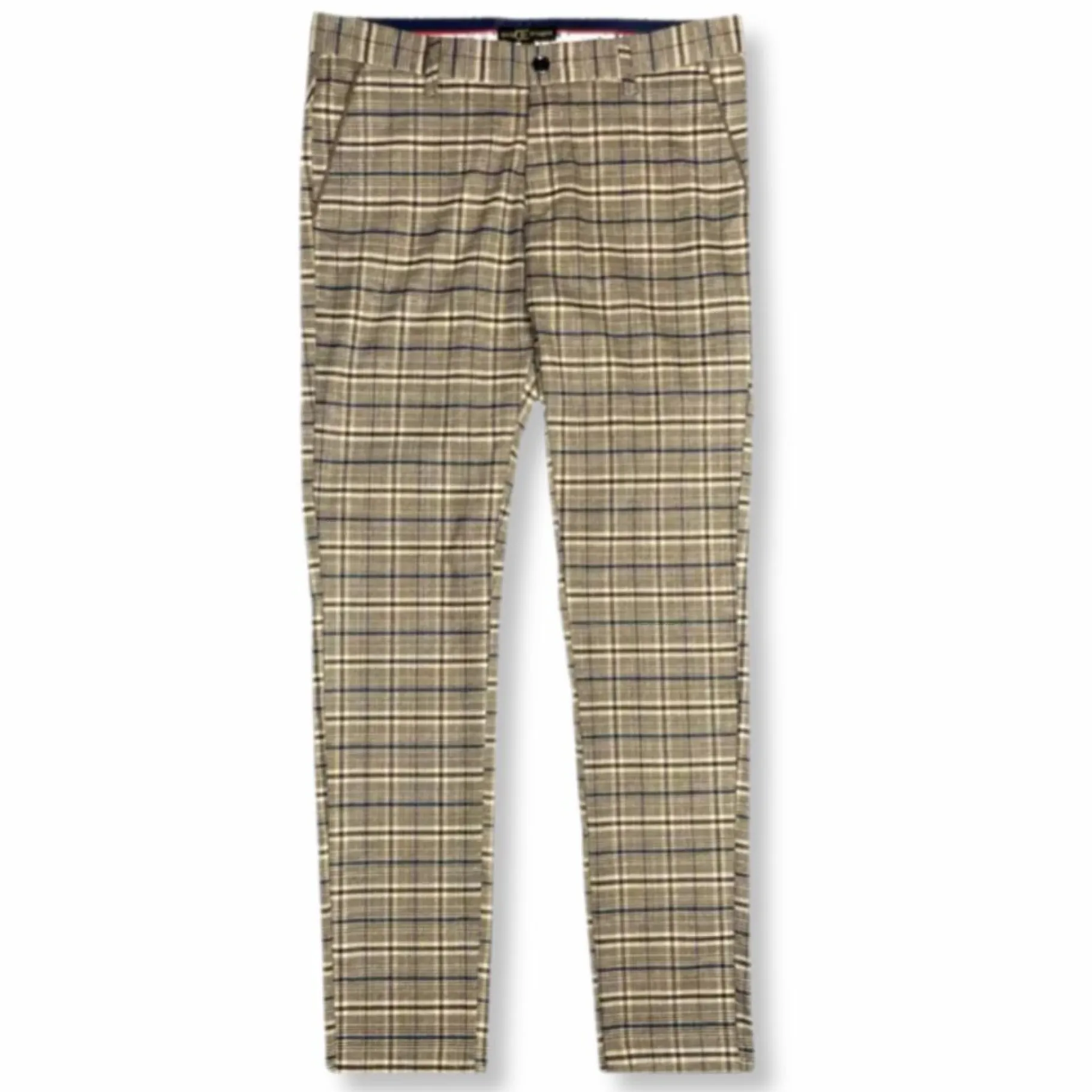 New Edition Fashion Dennis Slim Fit Plaid Pants> Dress Pants
