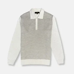 New Edition Fashion Dentino Knitted Polo Sweater> Sweaters