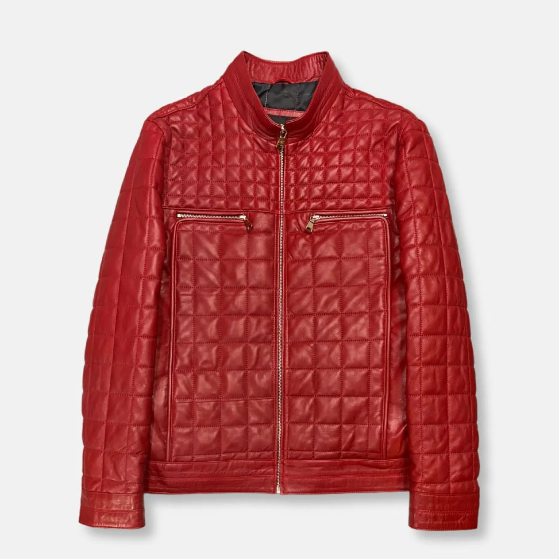New Edition Fashion Denzel Quilted Leather Jacket> Coats & Outerwear