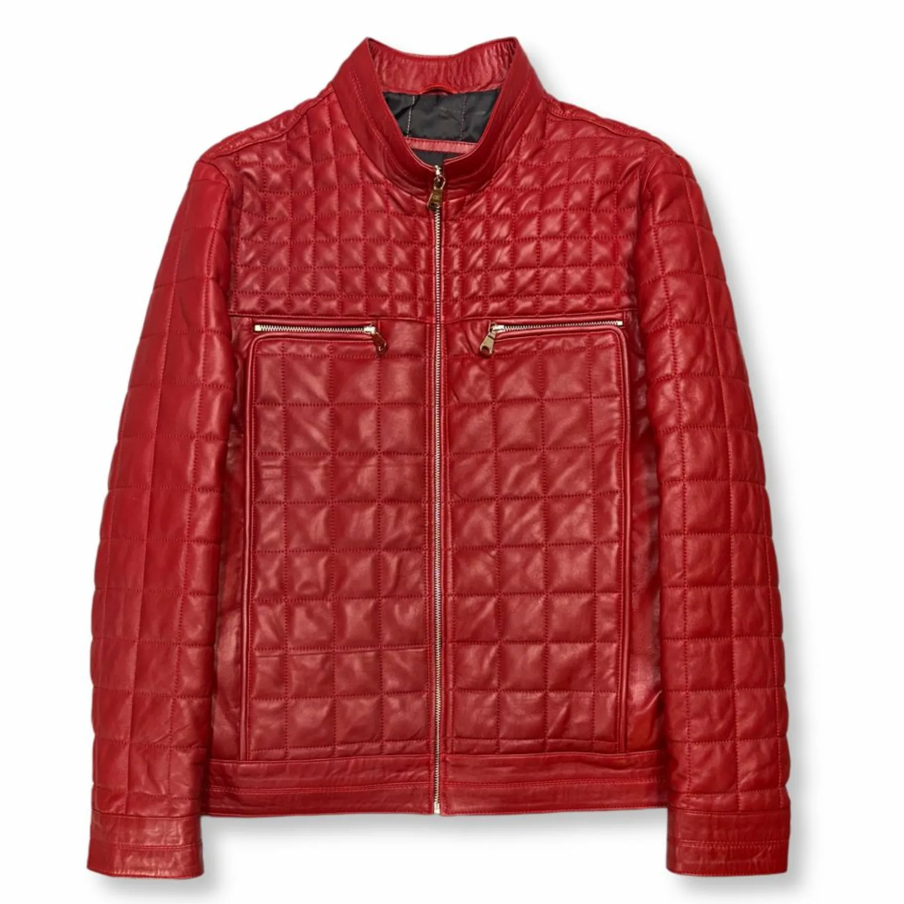 New Edition Fashion Denzel Quilted Leather Jacket> Coats & Outerwear