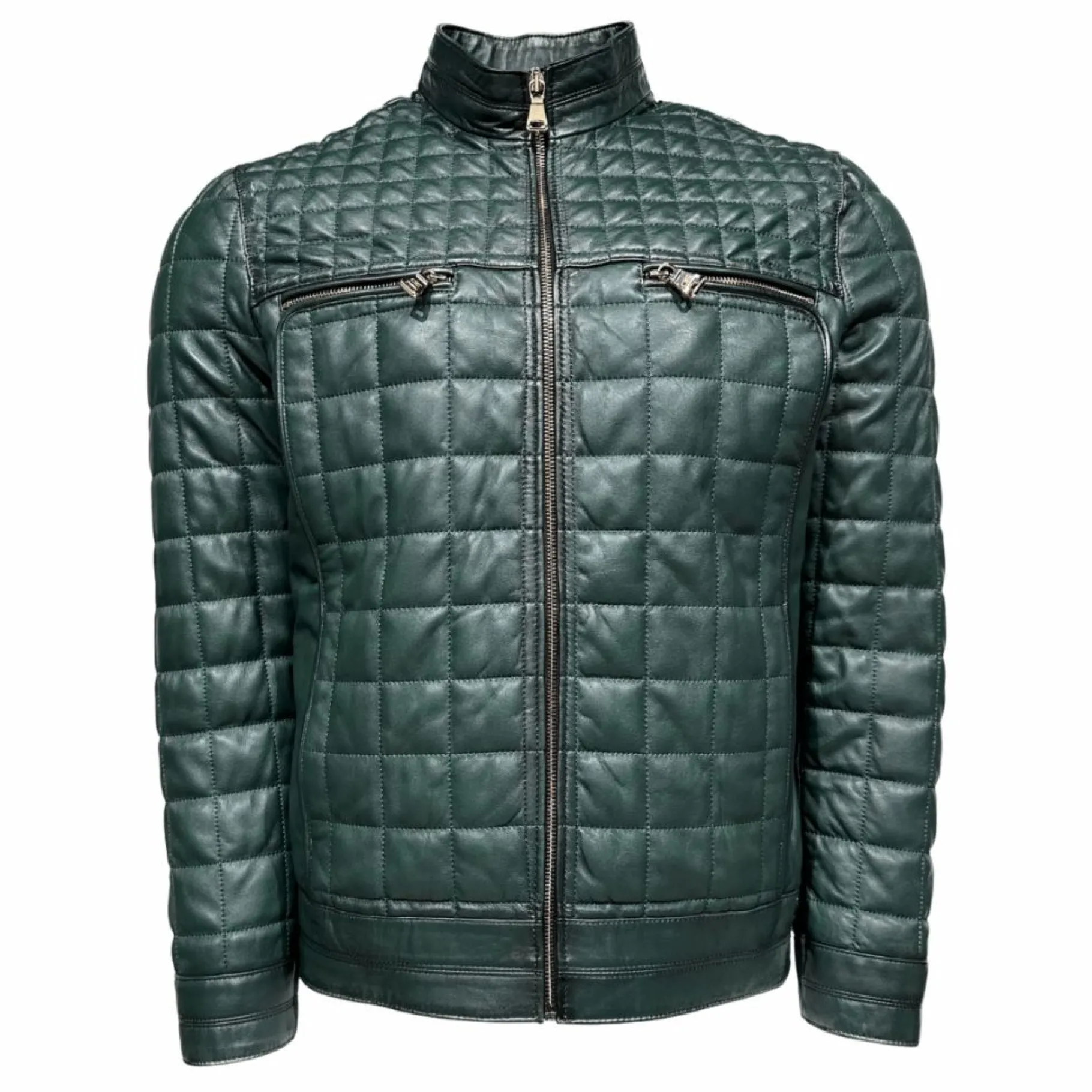 New Edition Fashion Denzel Quilted Leather Jacket> Coats & Outerwear