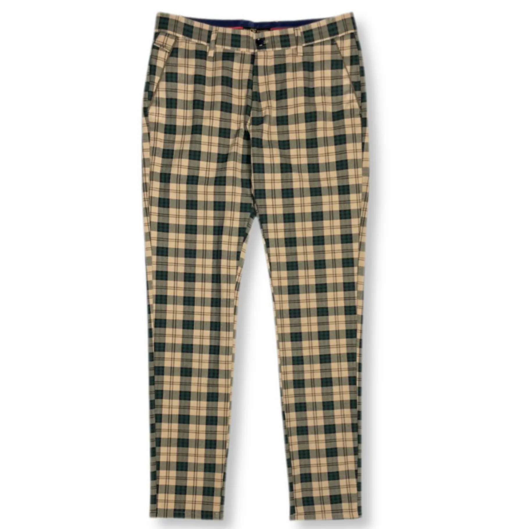 New Edition Fashion Derwin Slim Fit Plaid Pants> Dress Pants