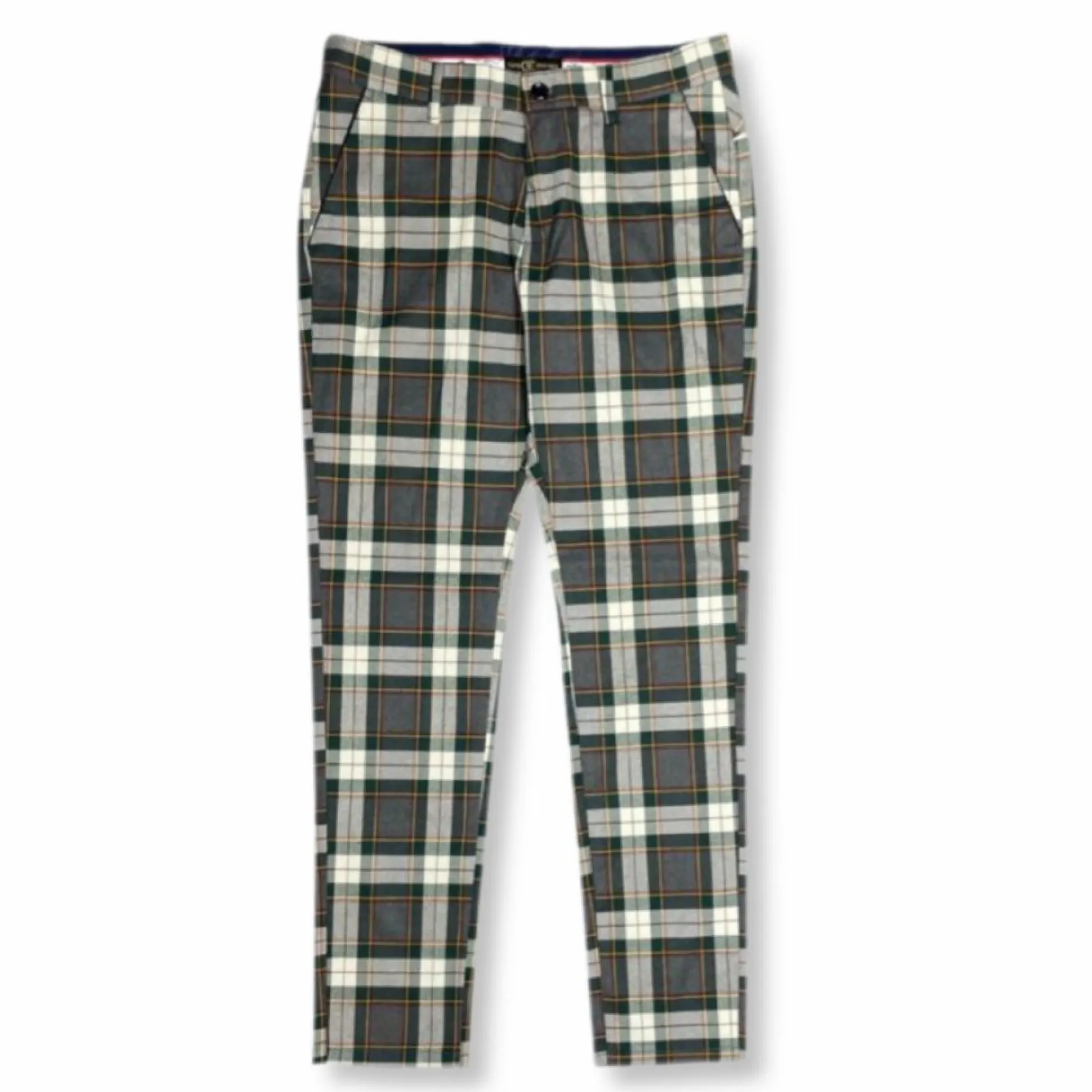New Edition Fashion Destin Slim Fit Plaid Pants> Dress Pants