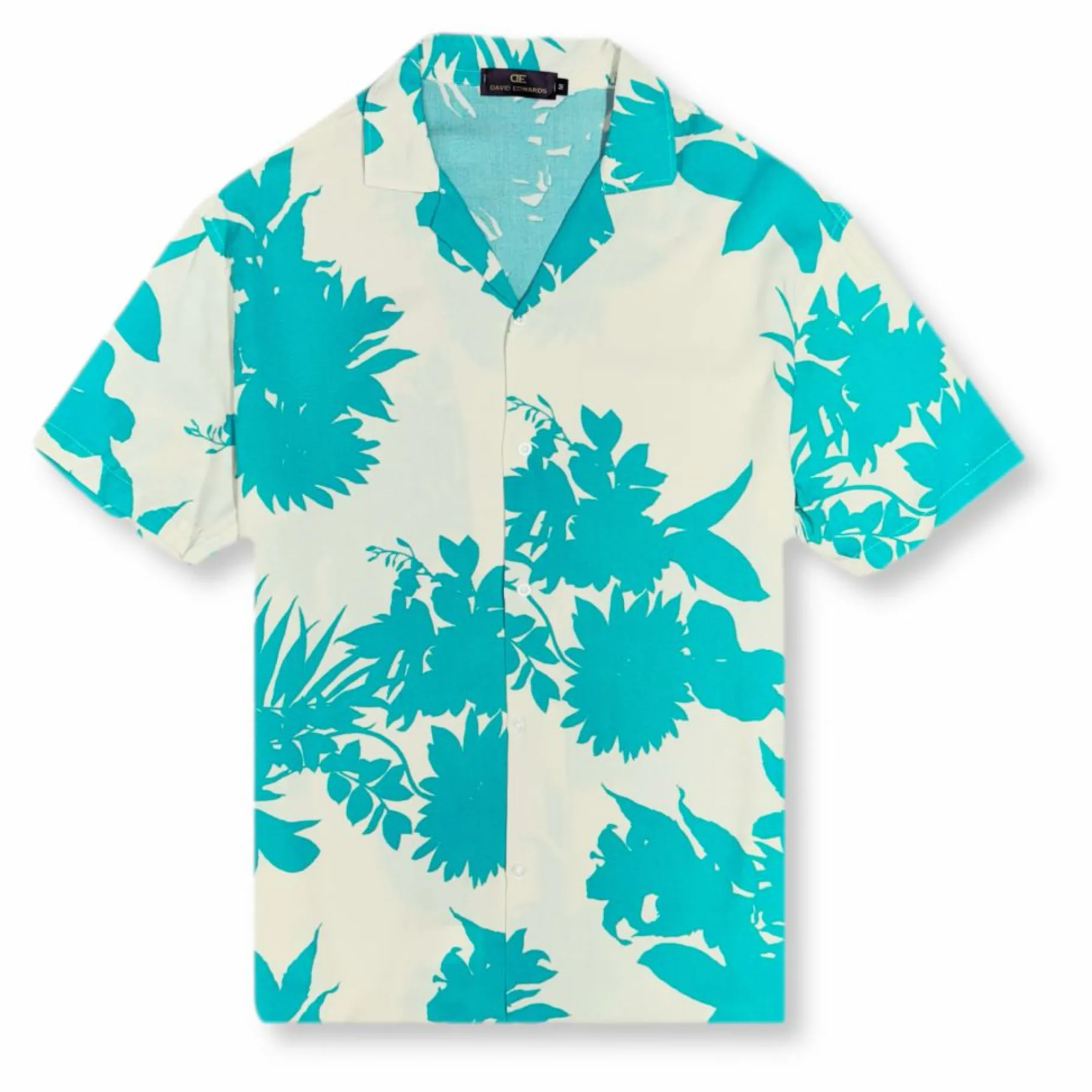 New Edition Fashion Dobby Tropical Resort Revere Collar Shirt> Button Downs