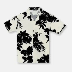 New Edition Fashion Dobby Tropical Revere Collar Shirt> Button Downs