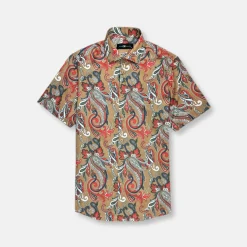 New Edition Fashion Dougal Resort Short Sleeve Button Down> Button Downs