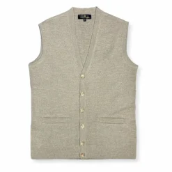 New Edition Fashion Dowlin Solid Knitted Sweater Vest> Vests