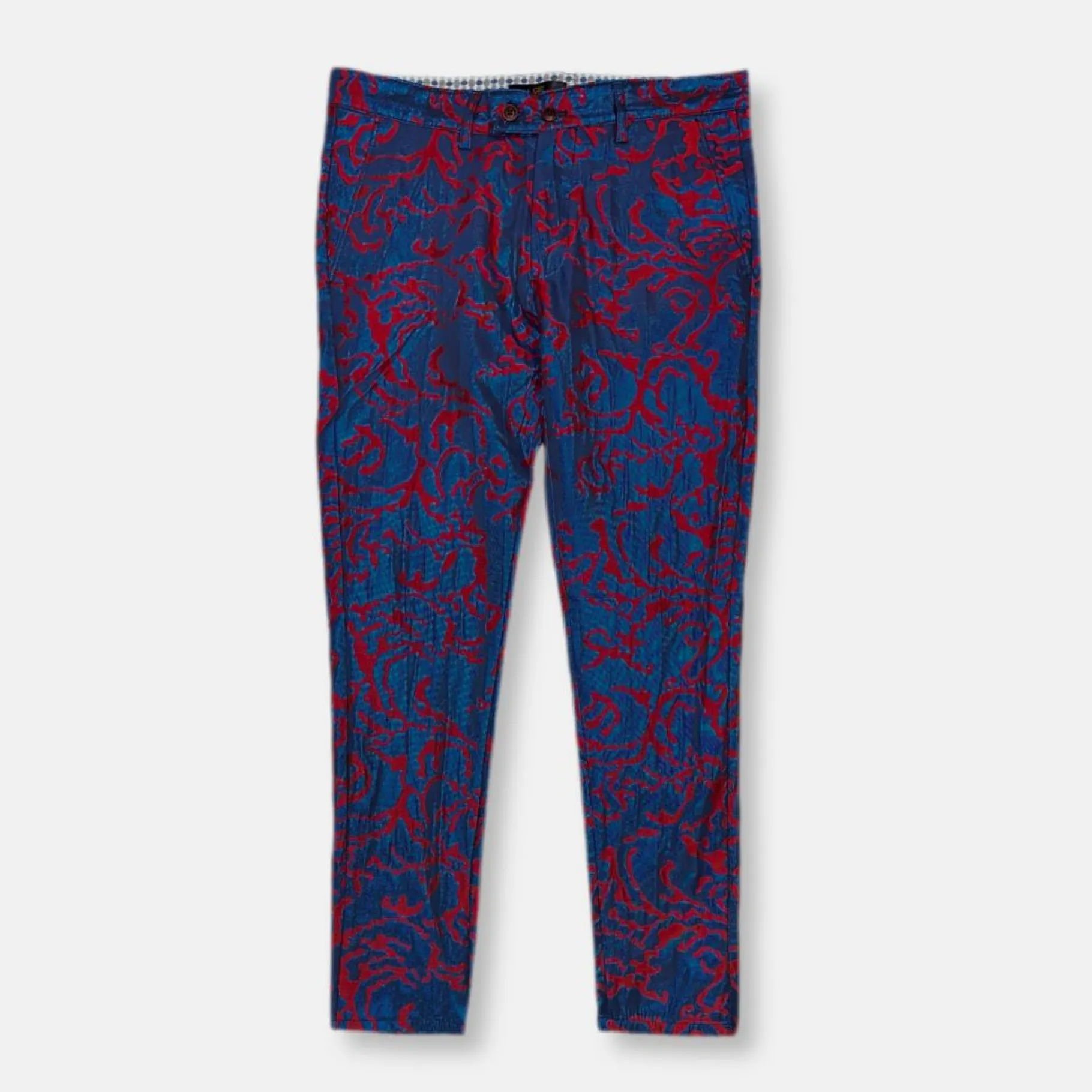 New Edition Fashion Duell Skinny Cropped Foil Pants> Dress Pants