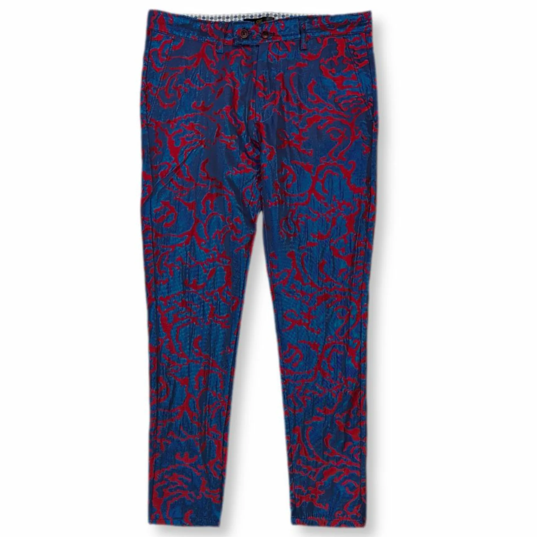 New Edition Fashion Duell Skinny Cropped Foil Pants> Dress Pants